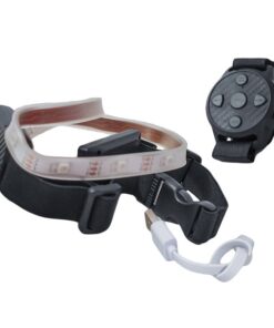 Striscia Led RGB Forma Cintura Con Telecomando Ricaricabile Segnale Frecce Flash Strobo Per Avviso Sicurezza Nella Notte A Bicicletta Passeggiata Camminata