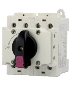 Alternative view of Sezionatore Interruttore di Isolamento DC Fotovoltaico 4P 2M 32A DC 1000V IP20 IEC60947-3