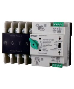 ATS Commutatore di Trasferimento Automatico Fotovoltaico 4P 6M Doppio Alimentazione 125A AC 400V IP20 IEC60947-6-1