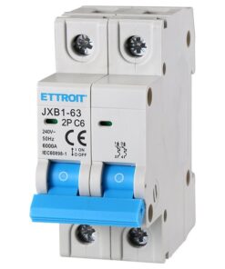 Interruttore Magnetotermico Automatico 2P 6A 6000A 220V Salvavita Stotz Occupa 2 Moduli DIN