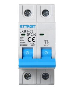 Interruttore Magnetotermico Automatico 2P 10A 6000A 220V Salvavita Stotz Occupa 2 Moduli DIN