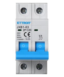 Interruttore Magnetotermico Automatico 2P 20A 6000A 220V Salvavita Stotz Occupa 2 Moduli DIN