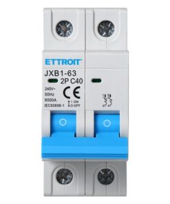 Interruttore Magnetotermico Automatico 2P 40A 6000A 220V Salvavita Stotz Occupa 2 Moduli DIN