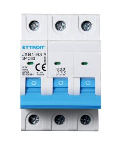 Interruttore Magnetotermico Automatico 3P 63A 6000A 220V 380V Salvavita Stotz Occupa 3 Moduli DIN