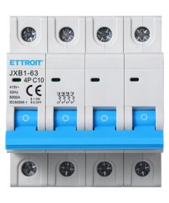 Alternative view of Interruttore Magnetotermico Automatico 4P 10A 6000A 220V 380V Salvavita Stotz Occupa 4 Moduli DIN