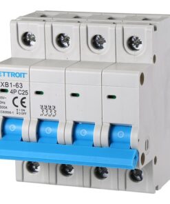 Interruttore Magnetotermico Automatico 4P 25A 6000A 220V 380V Salvavita Stotz Occupa 4 Moduli DIN