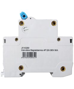 Alternative view of Interruttore Magnetotermico Automatico 4P 32A 6000A 220V 380V Salvavita Stotz Occupa 4 Moduli DIN