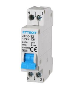 Interruttore Magnetotermico Automatico 1P+N 6A 4500A 220V Salvavita Stotz Occupa 1 Modulo DIN