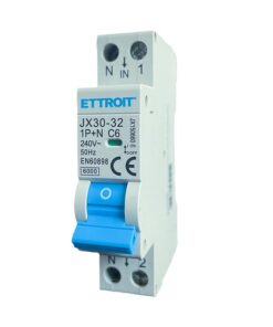 Interruttore Magnetotermico Automatico 1P+N 6A 6000A 220V Salvavita Stotz Occupa 1 Modulo DIN