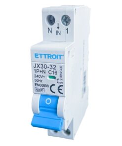 Interruttore Magnetotermico Automatico 1P+N 16A 6000A 220V Salvavita Stotz Occupa 1 Modulo DIN