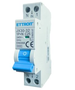 Interruttore Magnetotermico Automatico 1P+N 25A 6000A 220V Salvavita Stotz Occupa 1 Modulo DIN