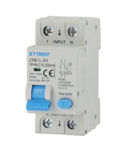 Alternative view of RCBO Interruttore Magnetotermico Differenziale Tipo A Curva C 1P+N 2M 6000A 300mA  C10A  AC 230V IP20 IEC61009-1