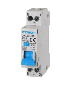 Interruttore Magnetotermico Differenziale 1P+N 25A C25 4.5kA 30mA 220V Occupa 1 Modulo DIN
