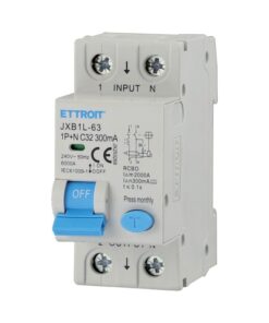 Alternative view of RCBO Interruttore Magnetotermico Differenziale Tipo A Curva C 1P+N 2M 6000A 300mA C32A AC 230V IP20 IEC61009-1