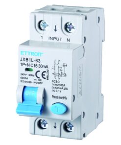 Interruttore Magnetotermico Differenziale Tipo A 1P+N 16A 6KA 30mA 220V Occupa 2 Moduli DIN