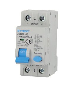 Alternative view of Interruttore Magnetotermico Differenziale Tipo A 1P+N 32A 6KA 30mA 220V Occupa 2 Moduli DIN