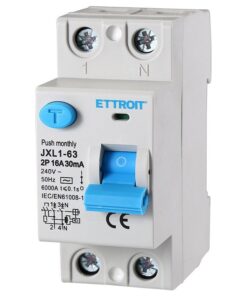 Interruttore Differenziale Puro 2P 16A 6kA 30mA 220V Salvavita Differenziale Occupa 2 Moduli DIN