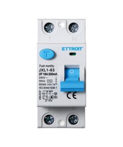 Interruttore Differenziale Puro 2P 16A 6kA 300mA 220V Salvavita Differenziale Occupa 2 Moduli DIN