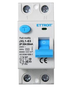 Alternative view of Interruttore Differenziale Puro 2P 25A 6kA 30mA 220V Salvavita Differenziale Occupa 2 Moduli DIN