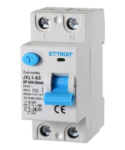 Interruttore Differenziale Puro 2P 40A 6kA 30mA 220V Salvavita Differenziale Occupa 2 Moduli DIN