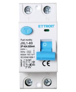 Interruttore Differenziale Puro 2P 40A 6kA 300mA 220V Salvavita Differenziale Occupa 2 Moduli DIN