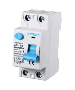 Alternative view of Interruttore Differenziale Puro 2P 40A 6kA 300mA 220V Salvavita Differenziale Occupa 2 Moduli DIN