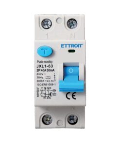 RCCB Interruttore Differenziale Puro Tipo A 1P+N 2M 6000A 30mA 40A AC 230V IP20 IEC61008-1