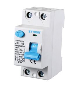 Alternative view of Interruttore Differenziale Puro 2P 63A 6kA 300mA 220V Salvavita Differenziale Occupa 2 Moduli DIN