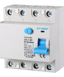 Interruttore Differenziale Puro 4P 16A 6kA 30mA 380V Salvavita Differenziale Occupa 4 Moduli DIN