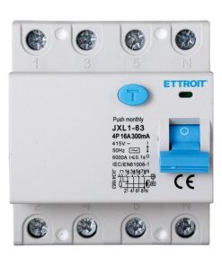Interruttore Differenziale Puro 4P 16A 6kA 300mA 380V Salvavita Differenziale Occupa 4 Moduli DIN