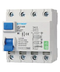 RCCB Interruttore Differenziale Puro Tipo B 3P+N 4M 10000A 30mA 16A AC 400V IP20 IEC61008-1 / IEC62423