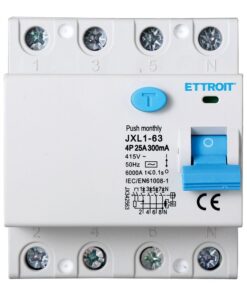 Interruttore Differenziale Puro 4P 25A 6kA 300mA 380V Salvavita Differenziale Occupa 4 Moduli DIN