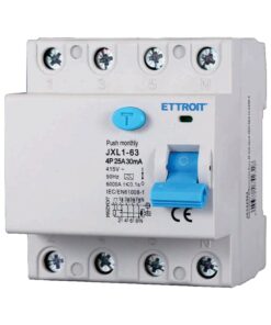 RCCB Interruttore Differenziale Puro Tipo A 3P+N 4M 6000A 30mA 25A AC 400V IP20 IEC61008-1