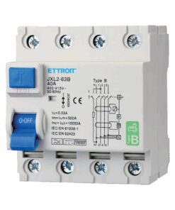 RCCB Interruttore Differenziale Puro Tipo B 3P+N 4M 10000A 30mA 40A AC 400V IP20 IEC61008-1 / IEC62423