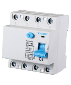 Alternative view of Interruttore Differenziale Puro 4P 63A 6kA 300mA 380V Salvavita Differenziale Occupa 4 Moduli DIN