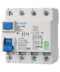 RCCB Interruttore Differenziale Puro Tipo B 3P+N 4M 10000A 30mA 63A AC 400V IP20 IEC61008-1 / IEC62423