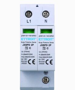 Scaricatore Di Sovratensione 220V T2 2P 275V 20KA Occupa 2 Moduli DIN