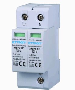 Scaricatore Di Sovratensione 220V T2 2P 275V 20KA Occupa 2 Moduli DIN