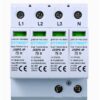 Scaricatore Di Sovratensione 220V T2 4P 275V 10KA Occupa 4 Moduli DIN