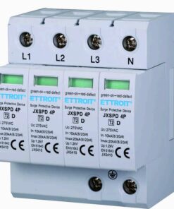 Scaricatore Di Sovratensione 220V T2 4P 275V 10KA Occupa 4 Moduli DIN
