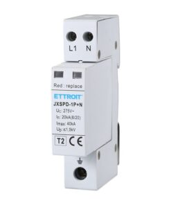 Scaricatore Di Sovratensione 220V T2 1P+N 275V 20KA 2 Poli Occupa 1 Modulo DIN