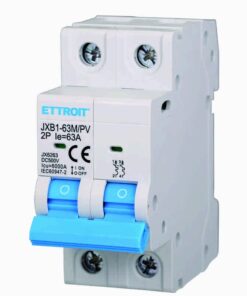 Interruttore Magnetotermico Fotovoltaico 2P DC 500V 63A 6kA Occupa 2 Moduli DIN