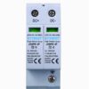 Scaricatore Di Sovratensione Fotovoltaico Tipo 2 T2 C 2P DC 1000V 3.5KV 20KA Occupa 2 Moduli DIN