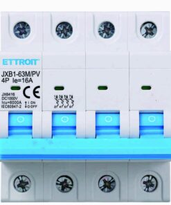 Interruttore Magnetotermico Fotovoltaico 4P DC 1000V 16A 6kA Occupa 4 Moduli DIN