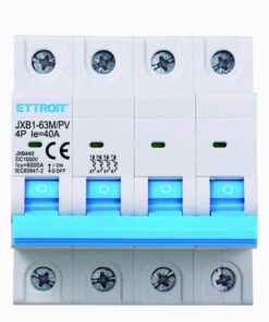 Interruttore Magnetotermico Fotovoltaico 4P DC 1000V 40A 6kA Occupa 4 Moduli DIN