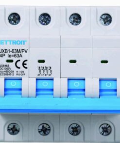 Interruttore Magnetotermico Fotovoltaico 4P DC 1000V 63A 6kA Occupa 4 Moduli DIN