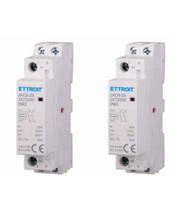 2 Pezzi Contattore AC 2P 20A 2NO 250V Occupa 1 Modulo DIN