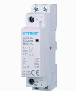 Alternative view of 2 Pezzi Contattore AC 2P 20A 1NO+1NC 250V Occupa 1 Modulo DIN