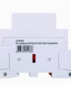 Alternative view of Contattore AC 4P 25A 4NO 380V Occupa 2 Moduli DIN