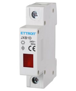 Indicatore Luminoso Modulare 230V Rosso Occupa 1 Modulo DIN Lampada Spia Led Segnalazione